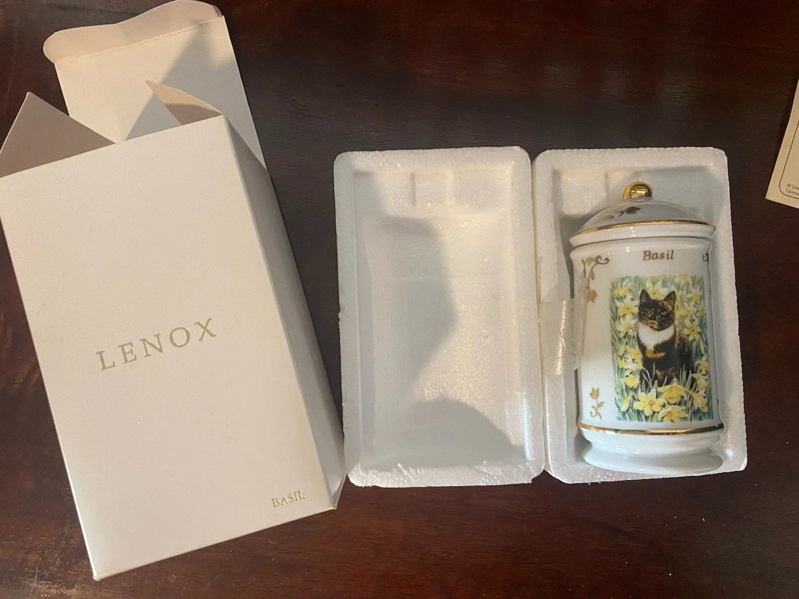 Lenox Cats of Distinction Spice Jar Collection 24 RARE FULL SET W/ Rack & Certif